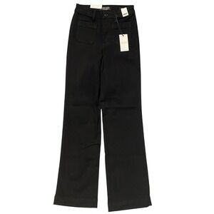 Judy Blue Womens High Waist Straight Fit Black Patch Pocket Jeans Size 1/25 NWT